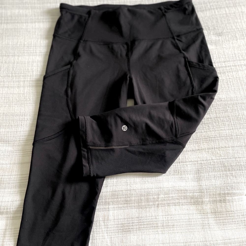 Lululemon Athletica Caprice Mesh Black Activewear